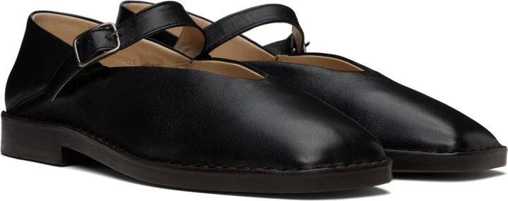 LEMAIRE Black Ballerina Loafers - Image 4