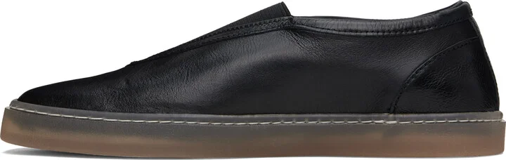 LEMAIRE Black Elastic Linoleum Sneakers - Image 3