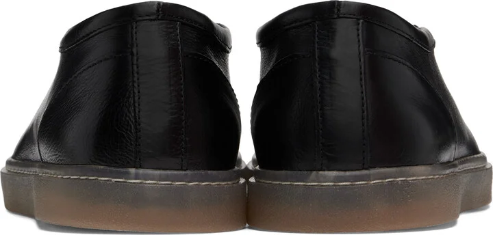LEMAIRE Black Elastic Linoleum Sneakers - Image 2