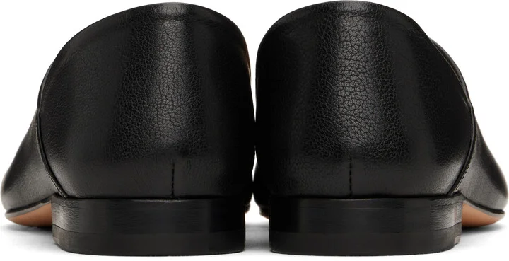 LEMAIRE Black Leather Slippers - Image 2