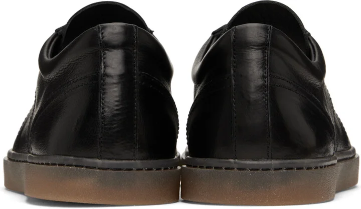 LEMAIRE Black Linoleum Laced Up Sneakers - Image 2