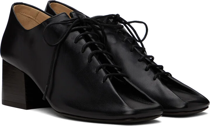 LEMAIRE Black Souris Classic Heels - Image 4