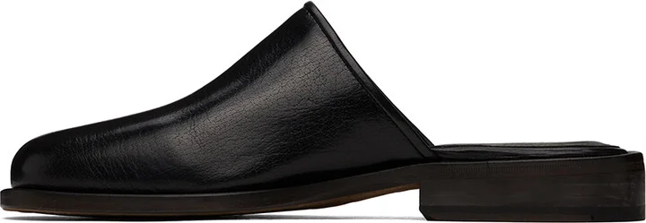 LEMAIRE Black Square Mules - Image 3