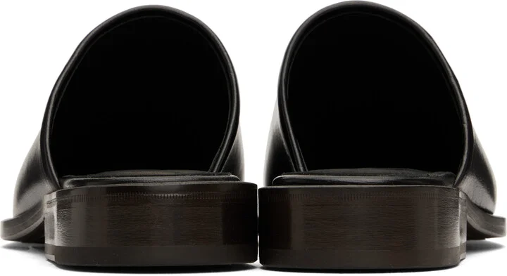 LEMAIRE Black Square Mules - Image 2