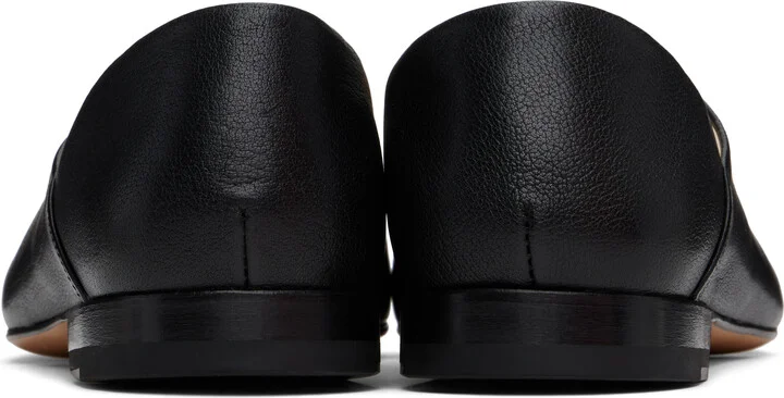 LEMAIRE Black Square Toe Slippers - Image 2