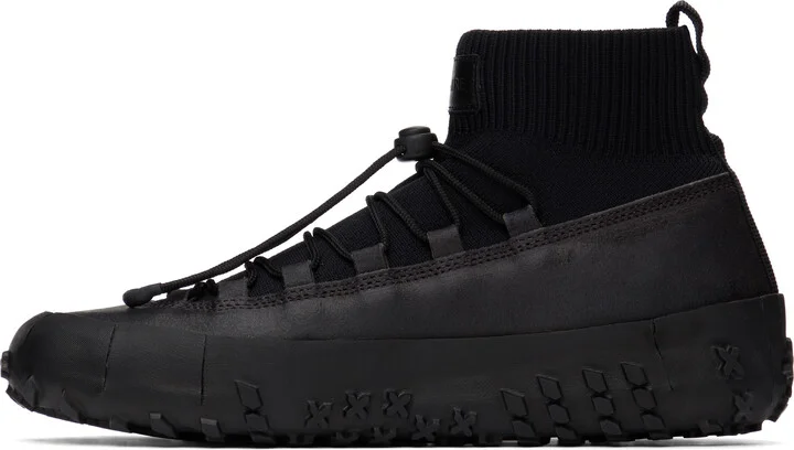 LEMAIRE Black Vibram Wrap On Sneakers - Image 3