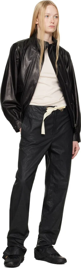 LEMAIRE Black Vibram Wrap On Sneakers - Image 5
