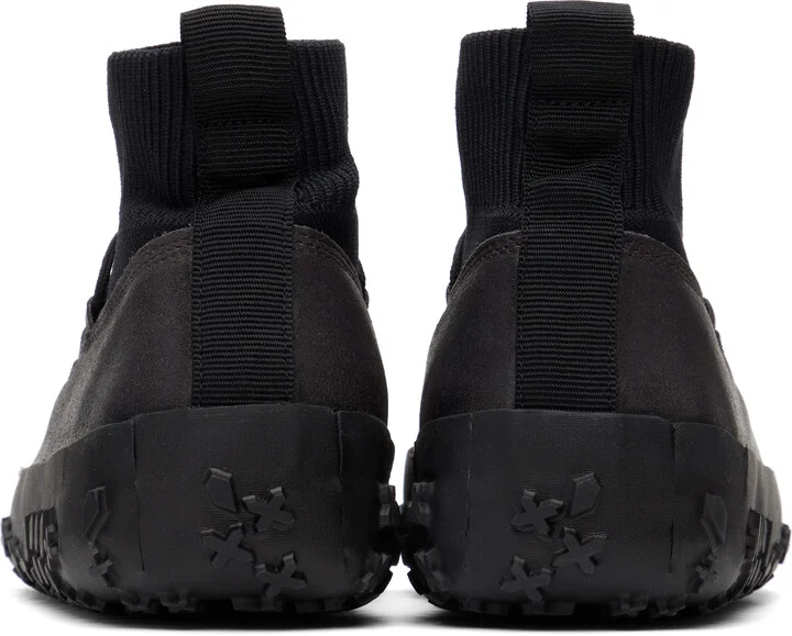 LEMAIRE Black Vibram Wrap On Sneakers - Image 2