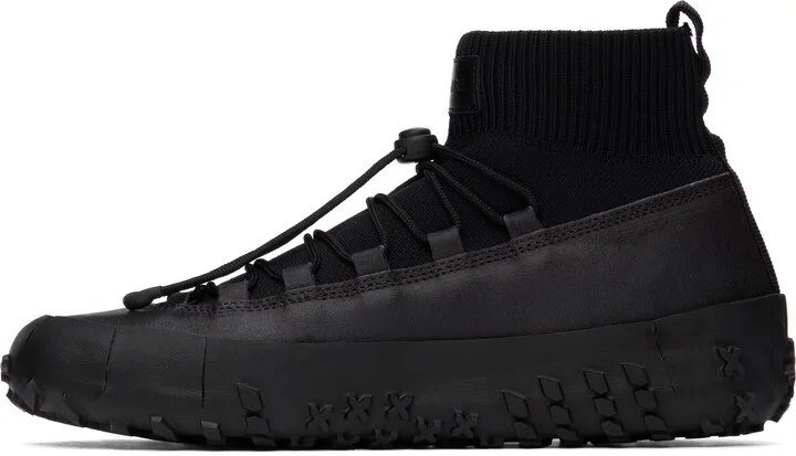LEMAIRE Black Vibram Wrap On Sneakers - Image 3