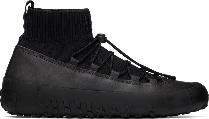 LEMAIRE Black Vibram Wrap On Sneakers
