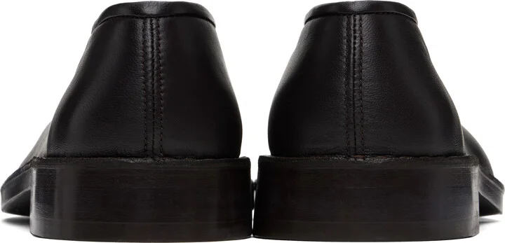 LEMAIRE Brown Flat Piped Loafers - Image 2