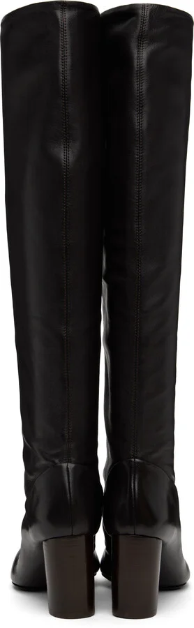 LEMAIRE Brown Glove Boots - Image 2