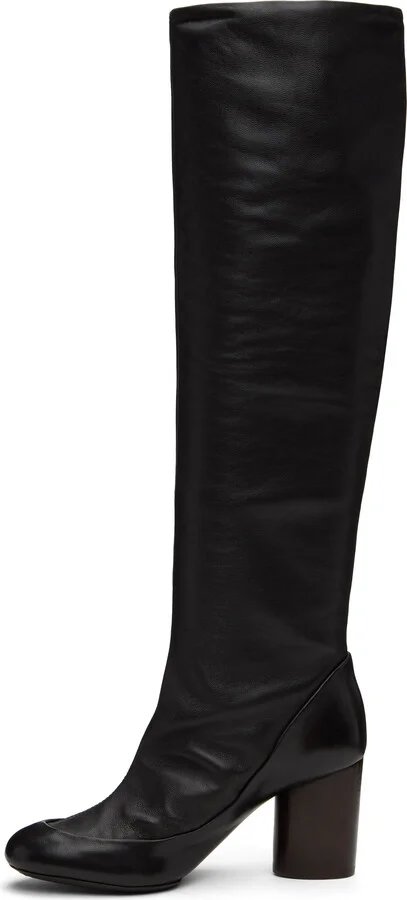 LEMAIRE Brown Glove Boots - Image 3