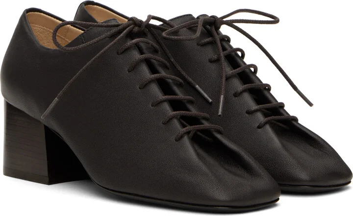 LEMAIRE Brown Souris Classic Heels - Image 4