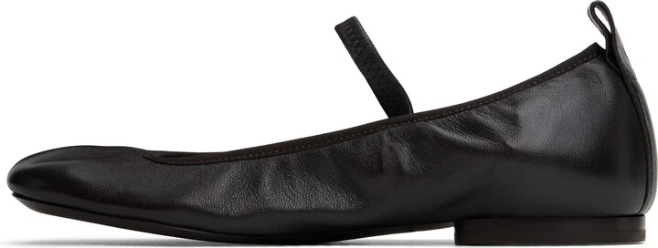 LEMAIRE Brown Square Flat Ballerina Flats - Image 3