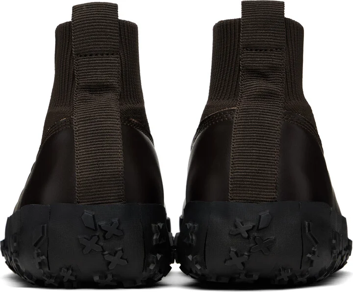 LEMAIRE Brown Vibram Wrap On Sneakers - Image 2