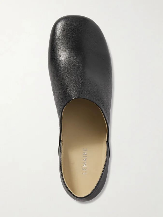 LEMAIRE - Full-grain Leather Loafers - Black - Image 5