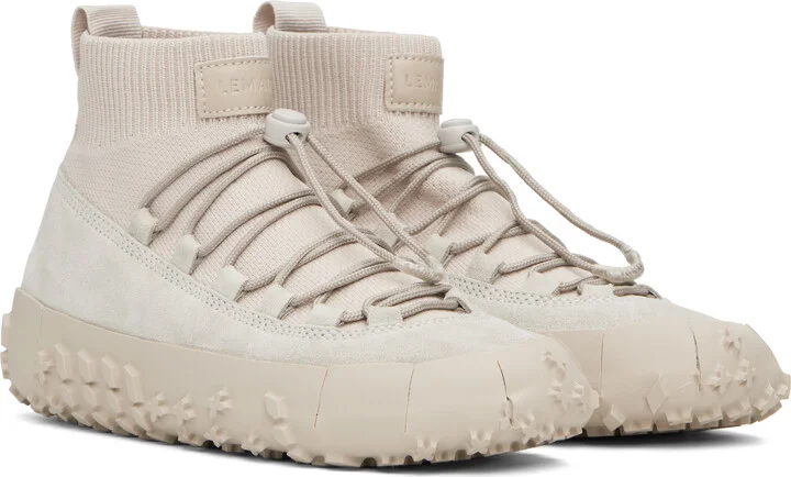 LEMAIRE Gray Vibram Wrap On Sneakers - Image 4