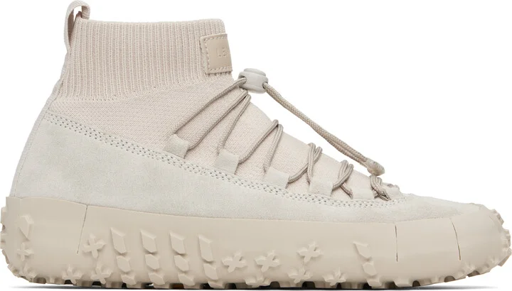LEMAIRE Gray Vibram Wrap On Sneakers