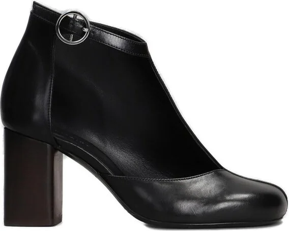 Lemaire High Heels Cut Out Ankle Boots