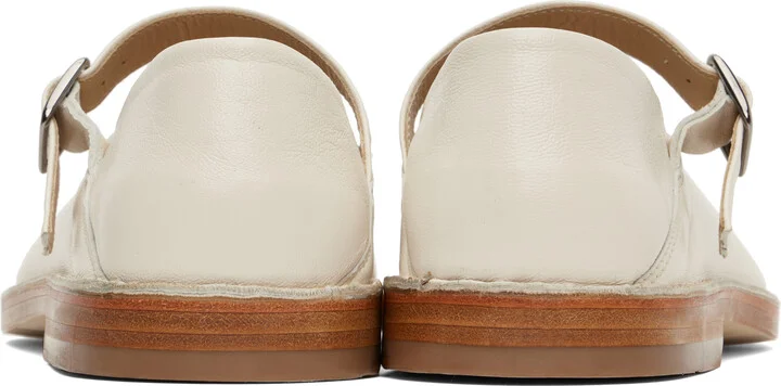 LEMAIRE Off-White Ballerina Loafers - Image 2
