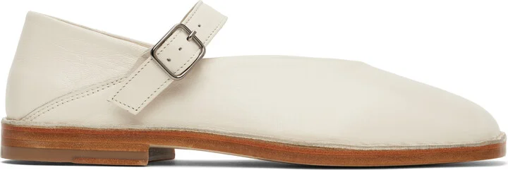 LEMAIRE Off-White Ballerina Loafers