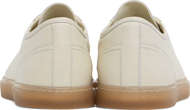 LEMAIRE Off-White Linoleum Basic Laced Up Sneakers - Image 2