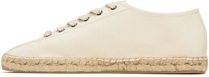 LEMAIRE Off-White Linoleum Laced Espadrilles - Image 3