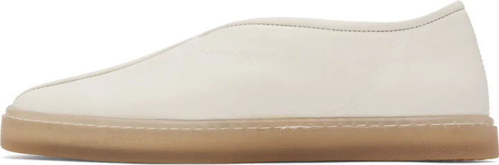LEMAIRE Off-White Piped Sneakers - Image 3
