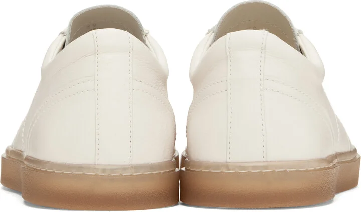 LEMAIRE White Linoleum Laced Up Sneakers - Image 2
