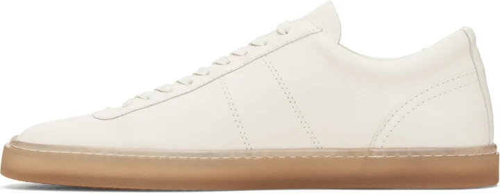LEMAIRE White Linoleum Laced Up Sneakers - Image 3