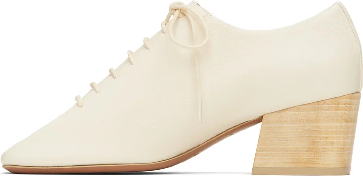 LEMAIRE White Souris Classic 55 Heels - Image 3