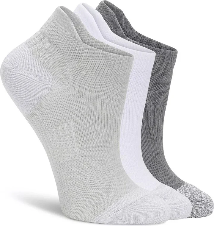 Lemon Powder Tab No Show Socks 3 Pack