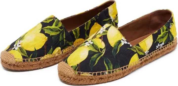 Lemon-Print Espadrilles - Image 2