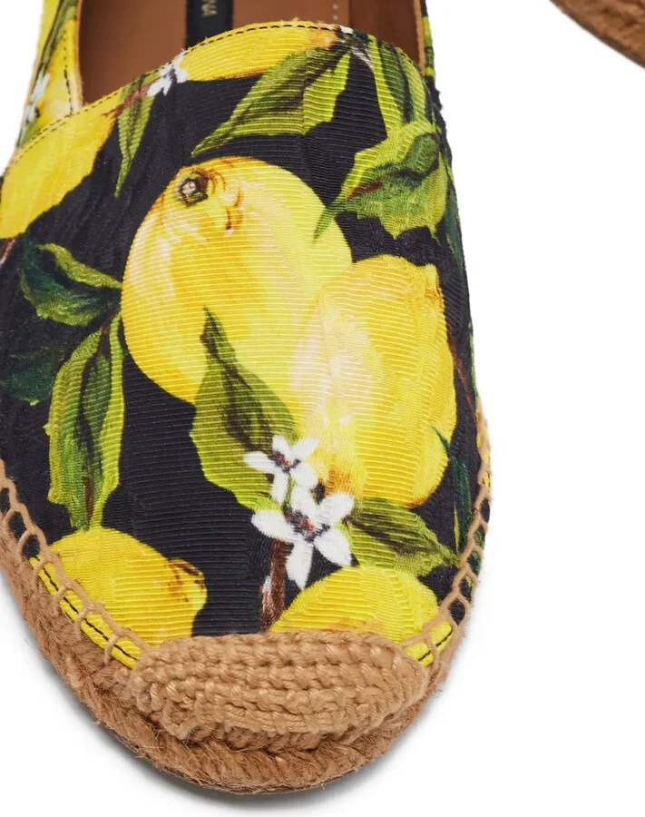 Lemon-Print Espadrilles - Image 5