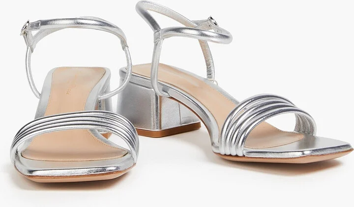 Lena 45 metallic leather sandals - Image 2