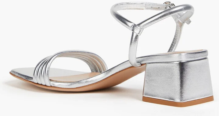Lena 45 metallic leather sandals - Image 3