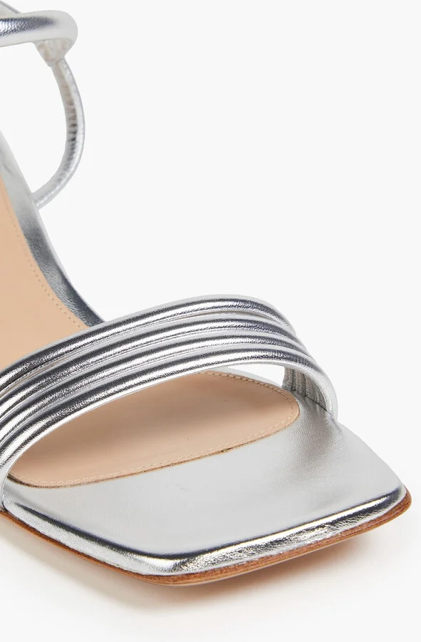 Lena 45 metallic leather sandals - Image 4