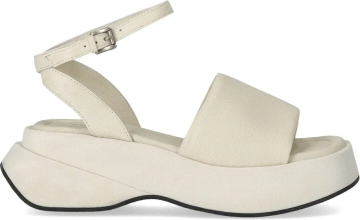 Lena Ivory Platform Sandal