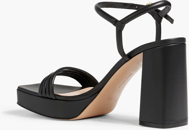 Lena leather platform sandals - Image 3