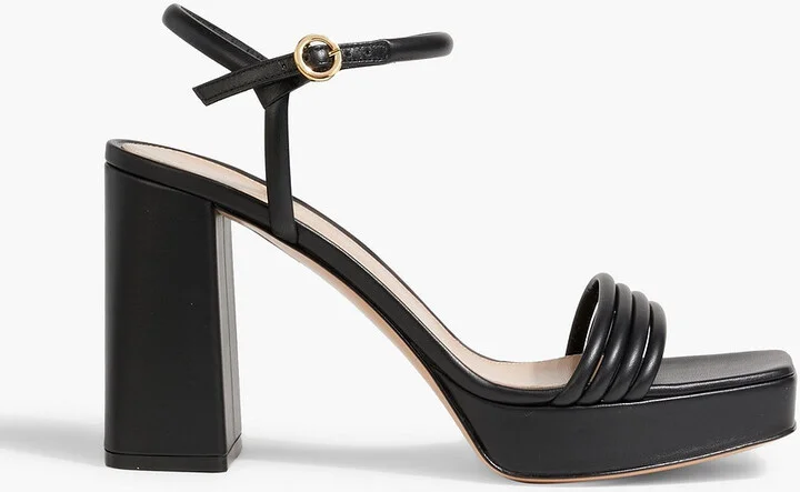 Lena leather platform sandals