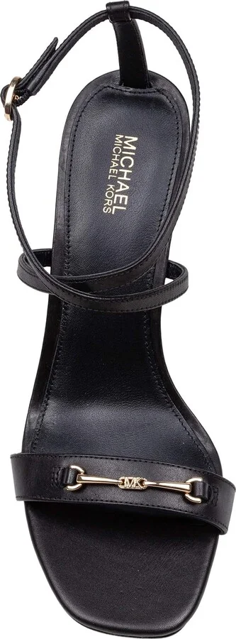 Lena Leather Sandal Black Color - Image 2