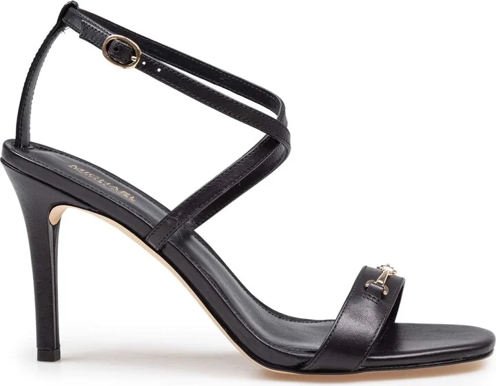 Lena Leather Sandal Black Color