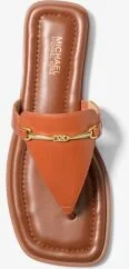 Lena Leather T-Strap Sandal - Image 4