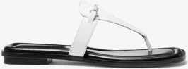Lena Leather T-Strap Sandal - Image 9