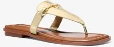 Lena Metallic Leather T-Strap Sandal - Image 3