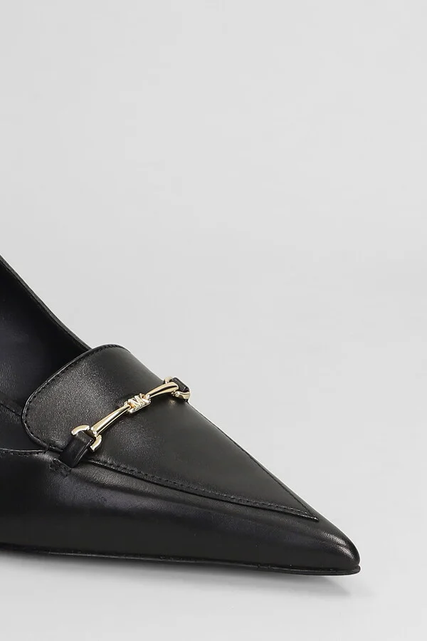 Lena Pump Pumps In Black Leather - Image 5