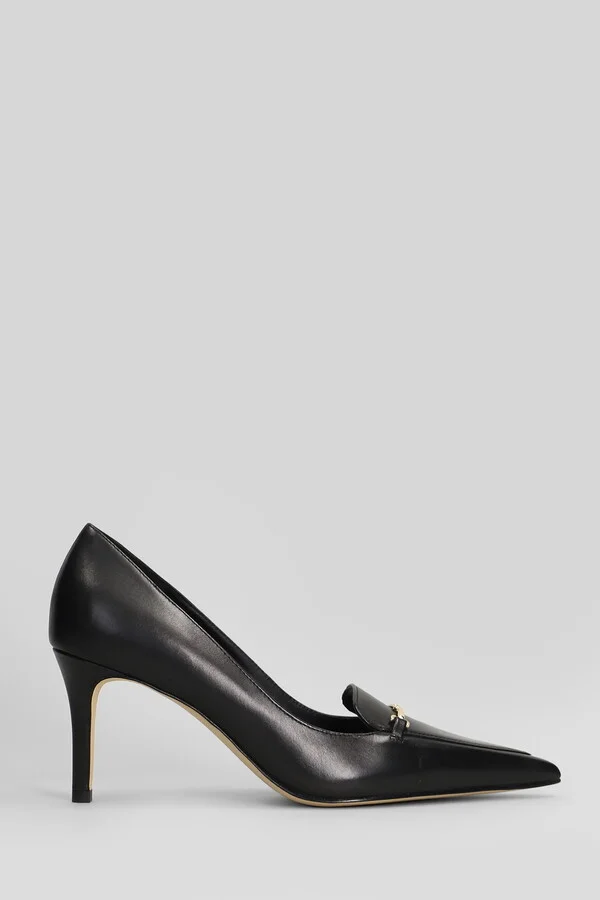 Lena Pump Pumps In Black Leather