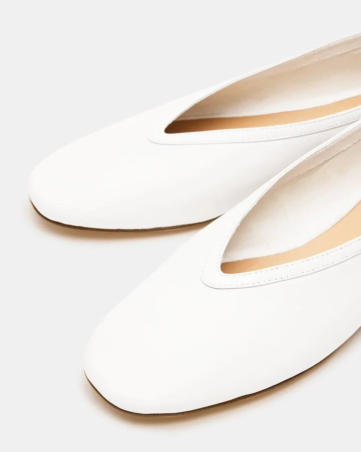 Leni White Leather - Image 4