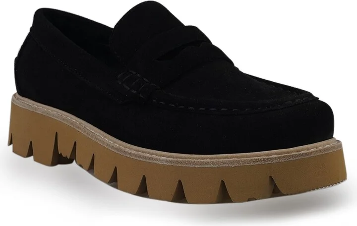 Lenna Suede Platform Loafer